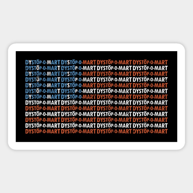 Dystopomart North American Habitable Zones Flag Magnet by DYSTOP-O-MART